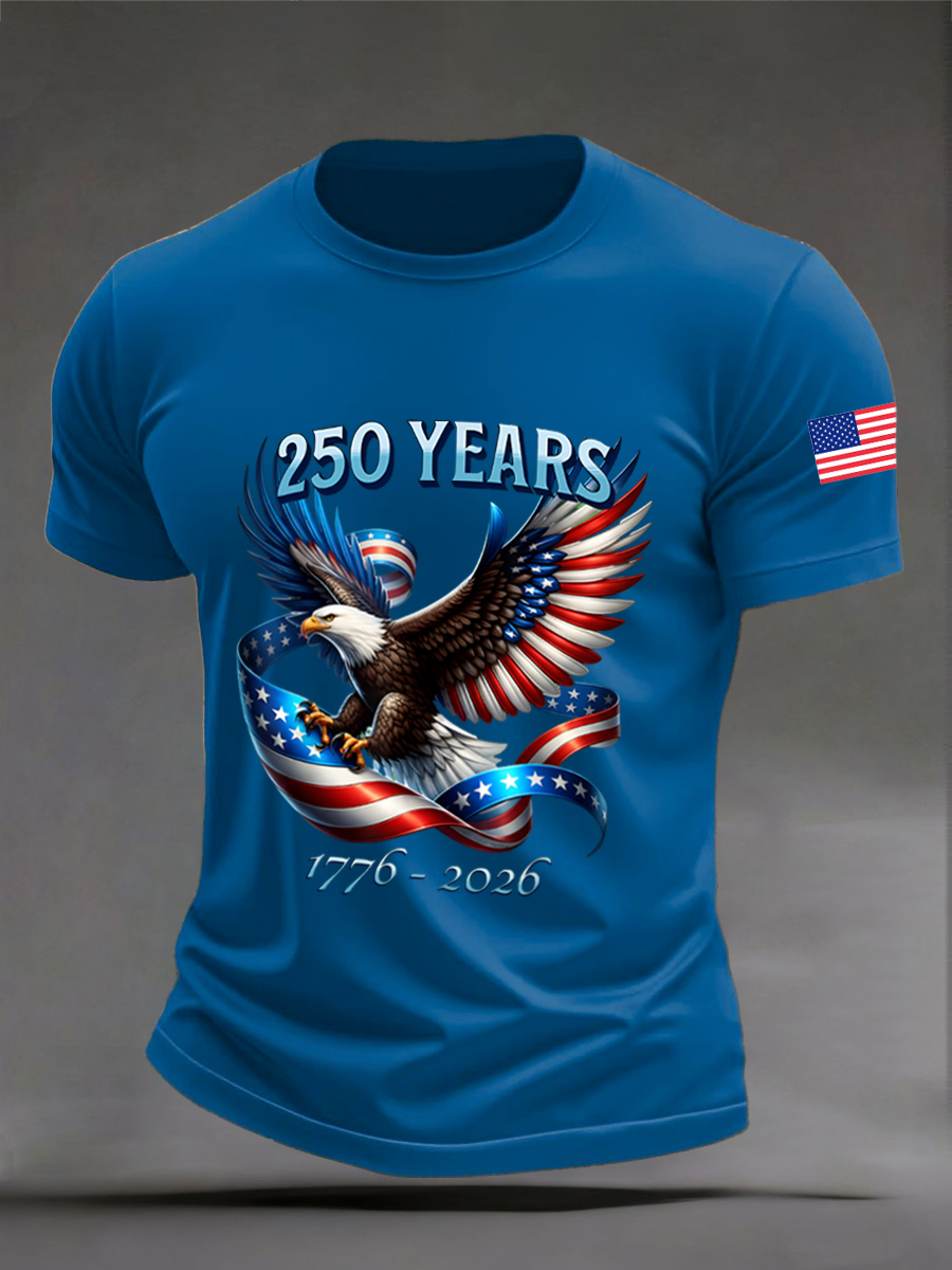 Men's American 250th Anniversary Print T-Shirt