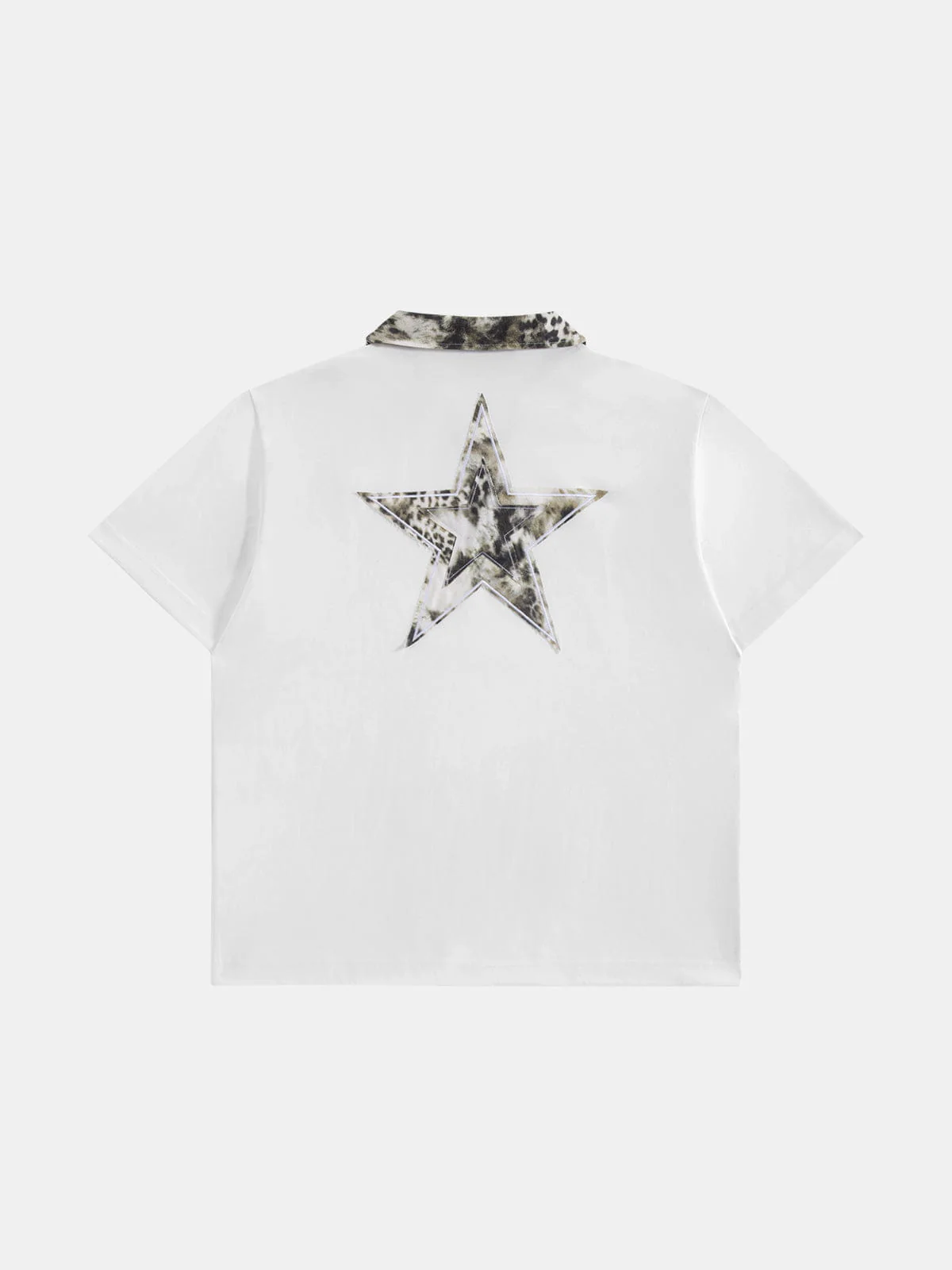 Aelfric Eden Leopard Star Polo Tee