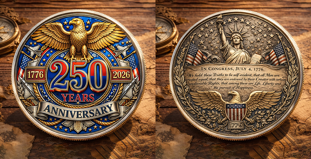 🏆Flash Sale 60% OFF - America 250th Anniversary Commemorative Coin
