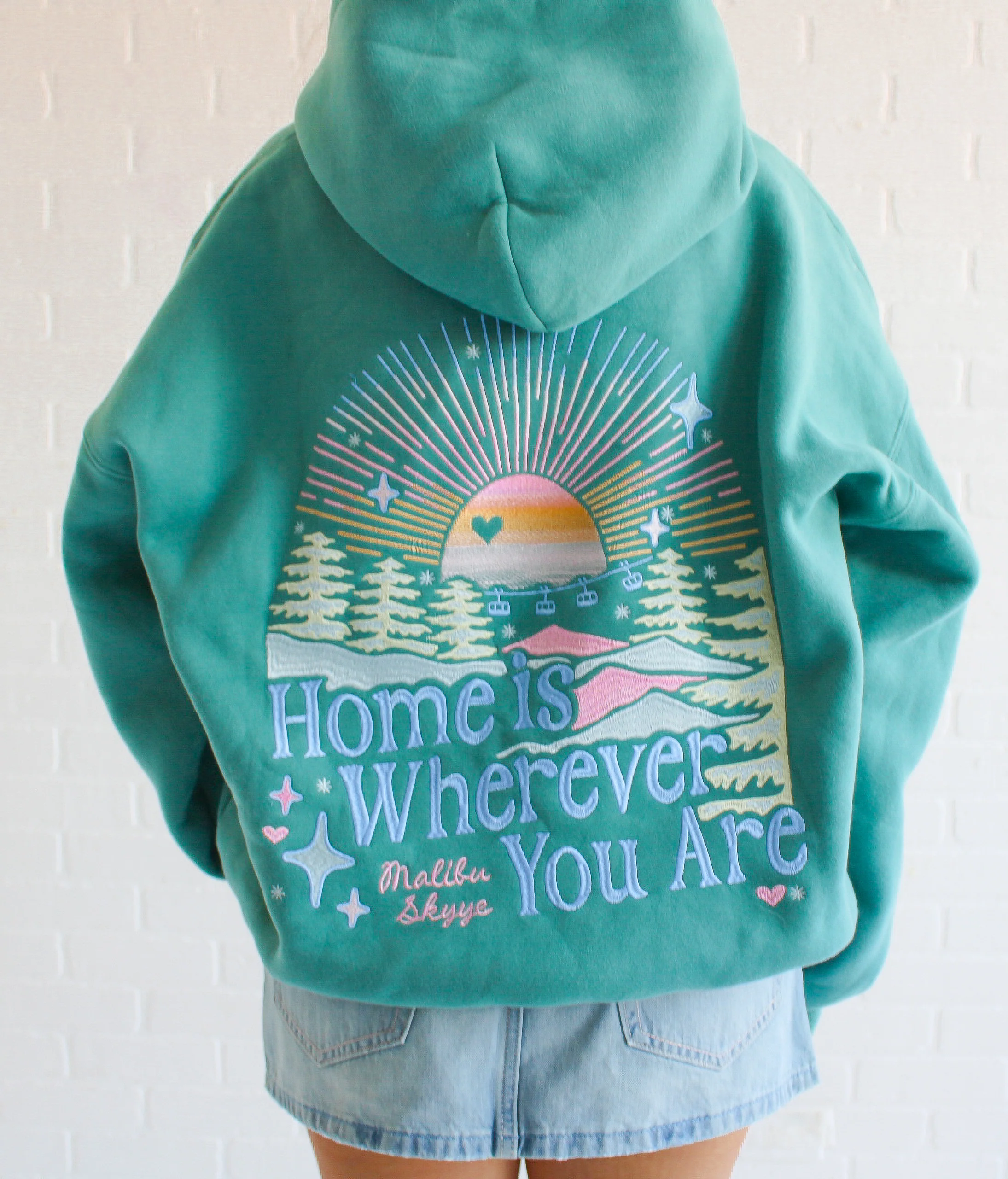 Home is Wherever You Are Hoodie - Evergreen