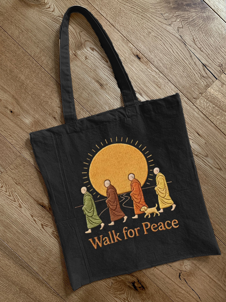 Walk For Peace Mission Journey Ecofriendly Tote Bag