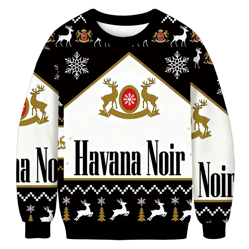 Vintage Cig Christmas Ugly Sweatshirt