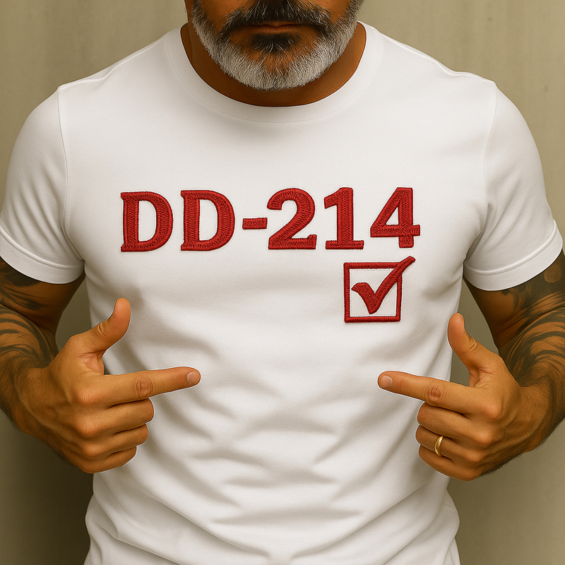 Veteran DD-214 Print T-shirt