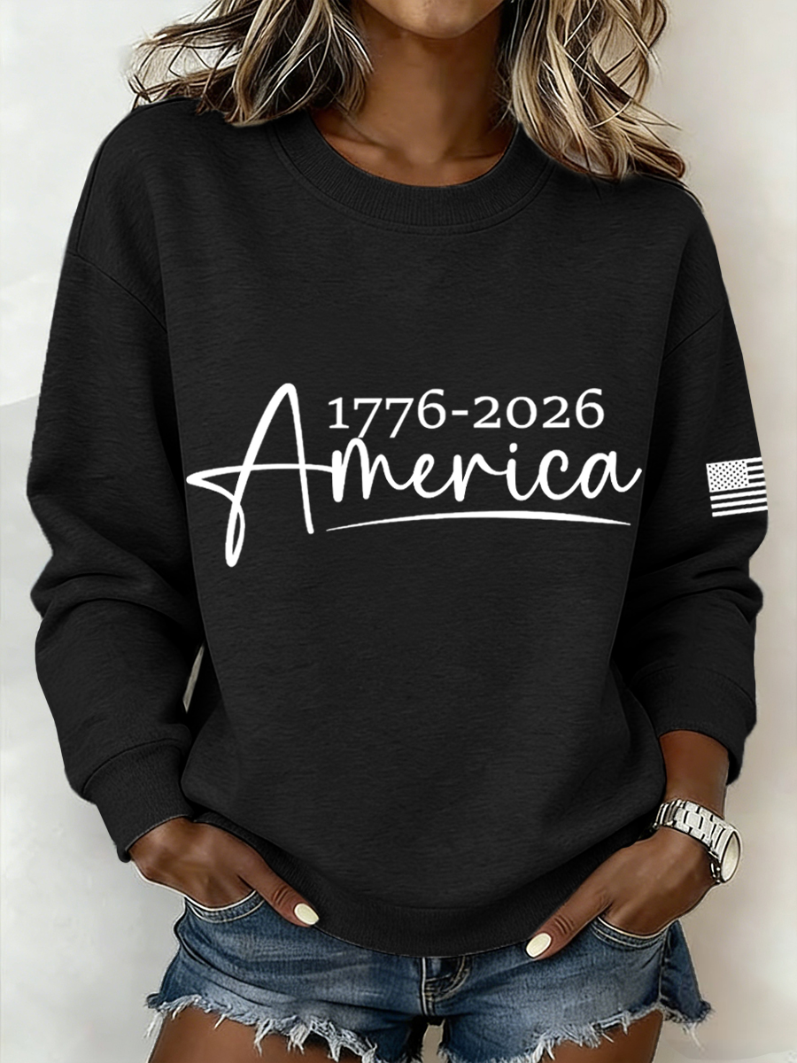 Women's 1776-2026 Print Sweatshirt
