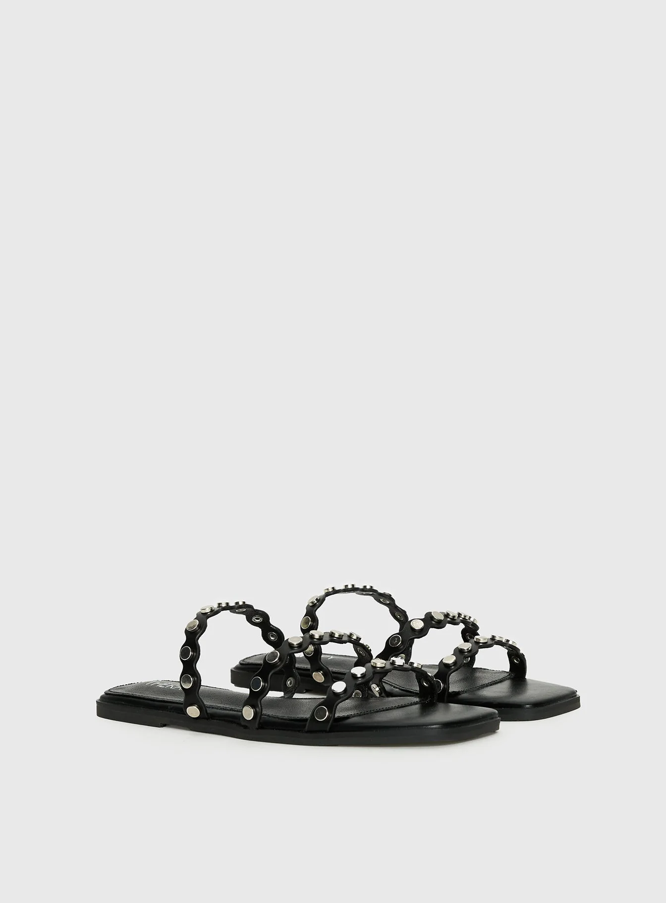 Therapy Gunner Stud Slides Black