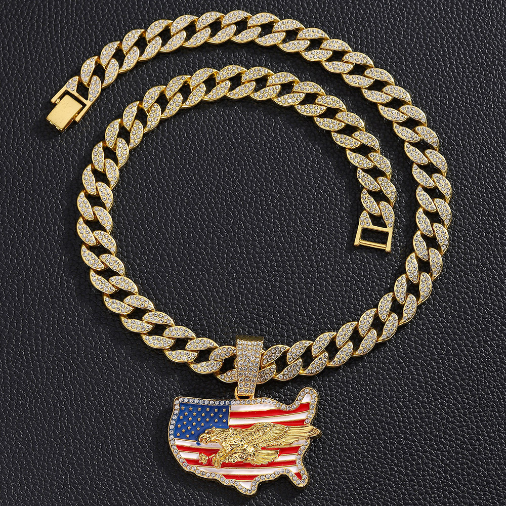 Alloy Hip Hop Men's Necklace