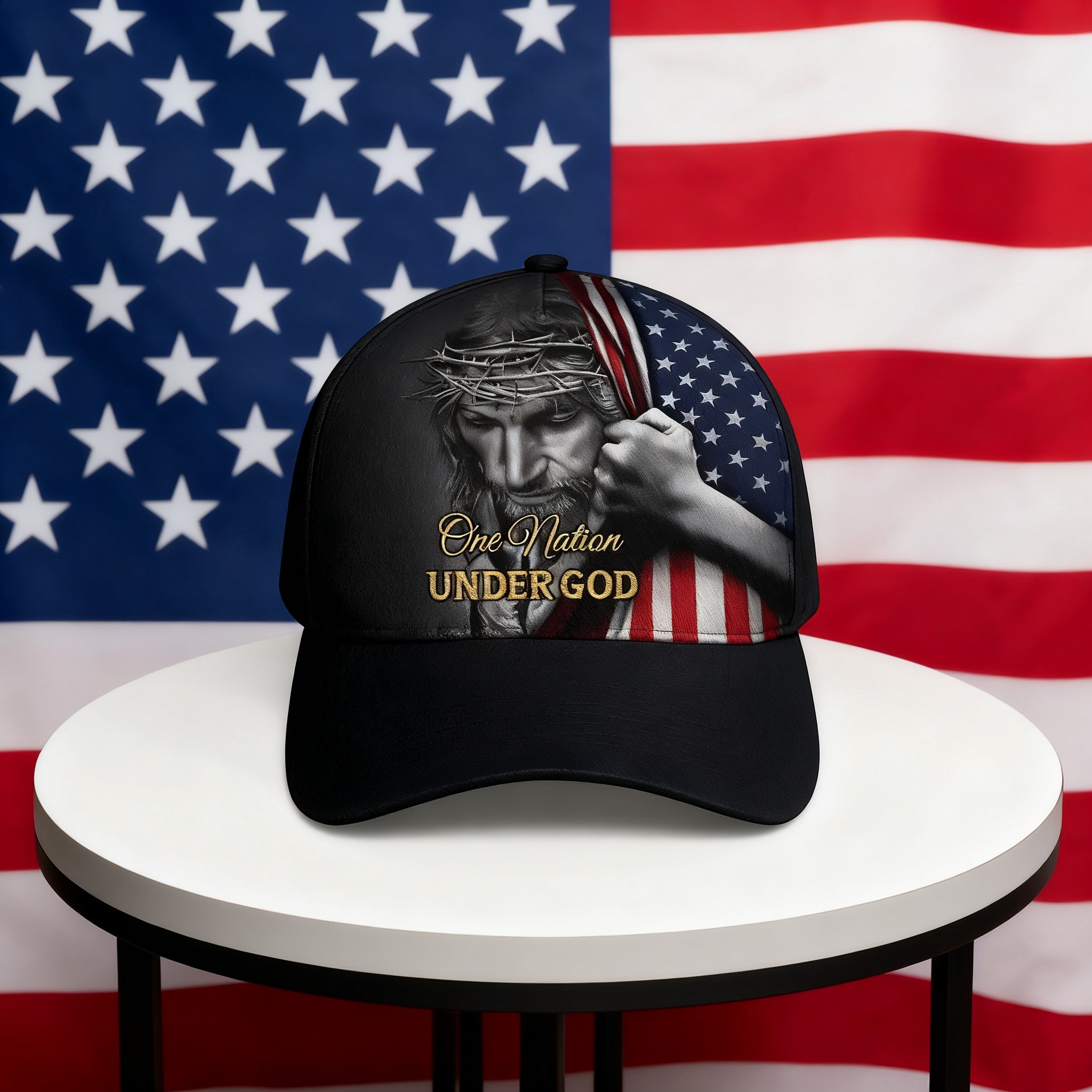 ✝️One Nation Under God Jesus Hat - Buy 2 Get Free Shipping&Free Gift