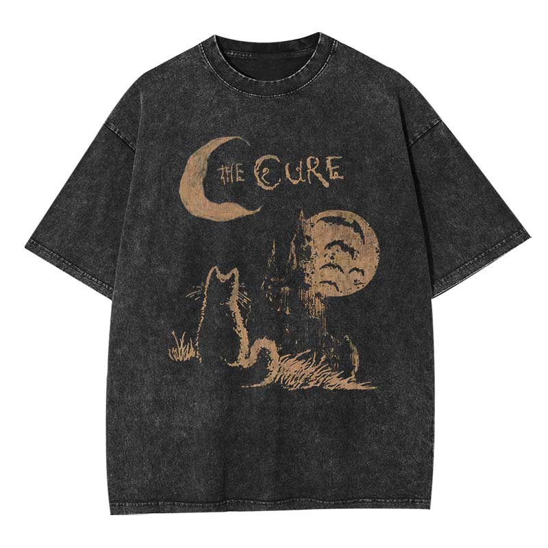 The Cure Cat Washed T-shirt