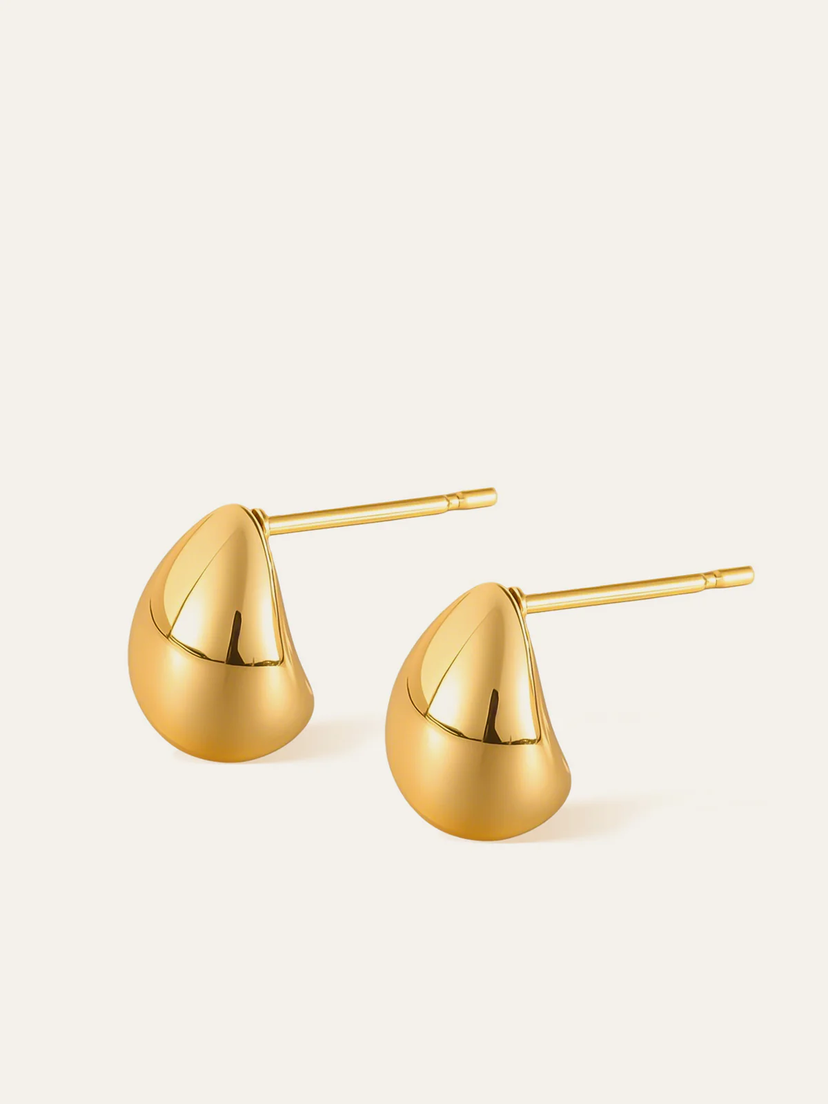 Minimalist Teardrop Stud Earrings
