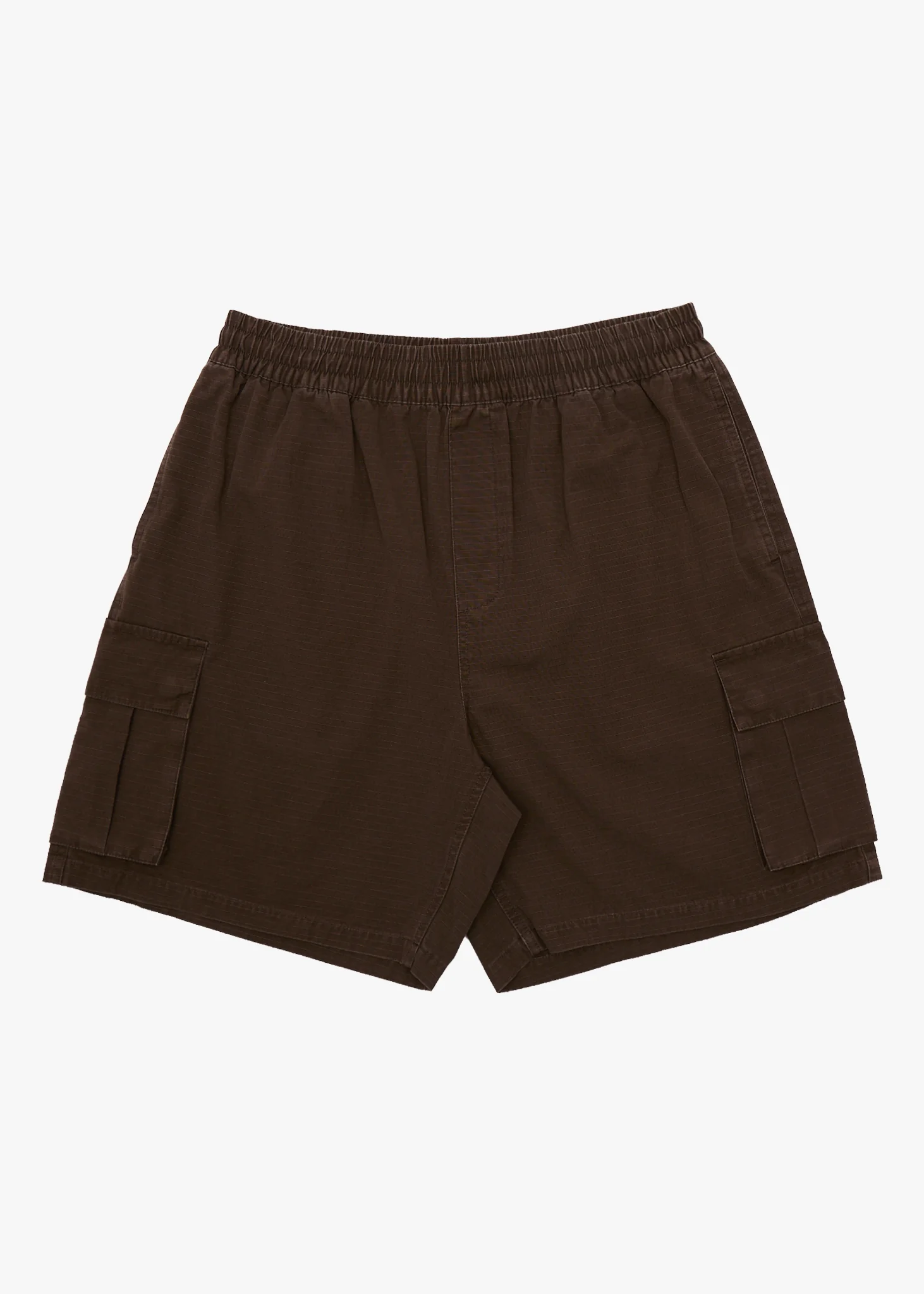 AFENDS Mens Ripped Out 98 - Oversized Cargo Short 20" - Coffee
