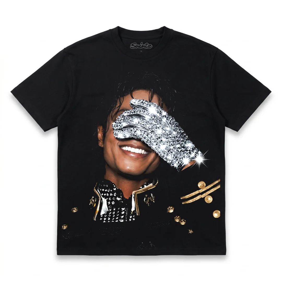 King of Pop Rinestone Tee