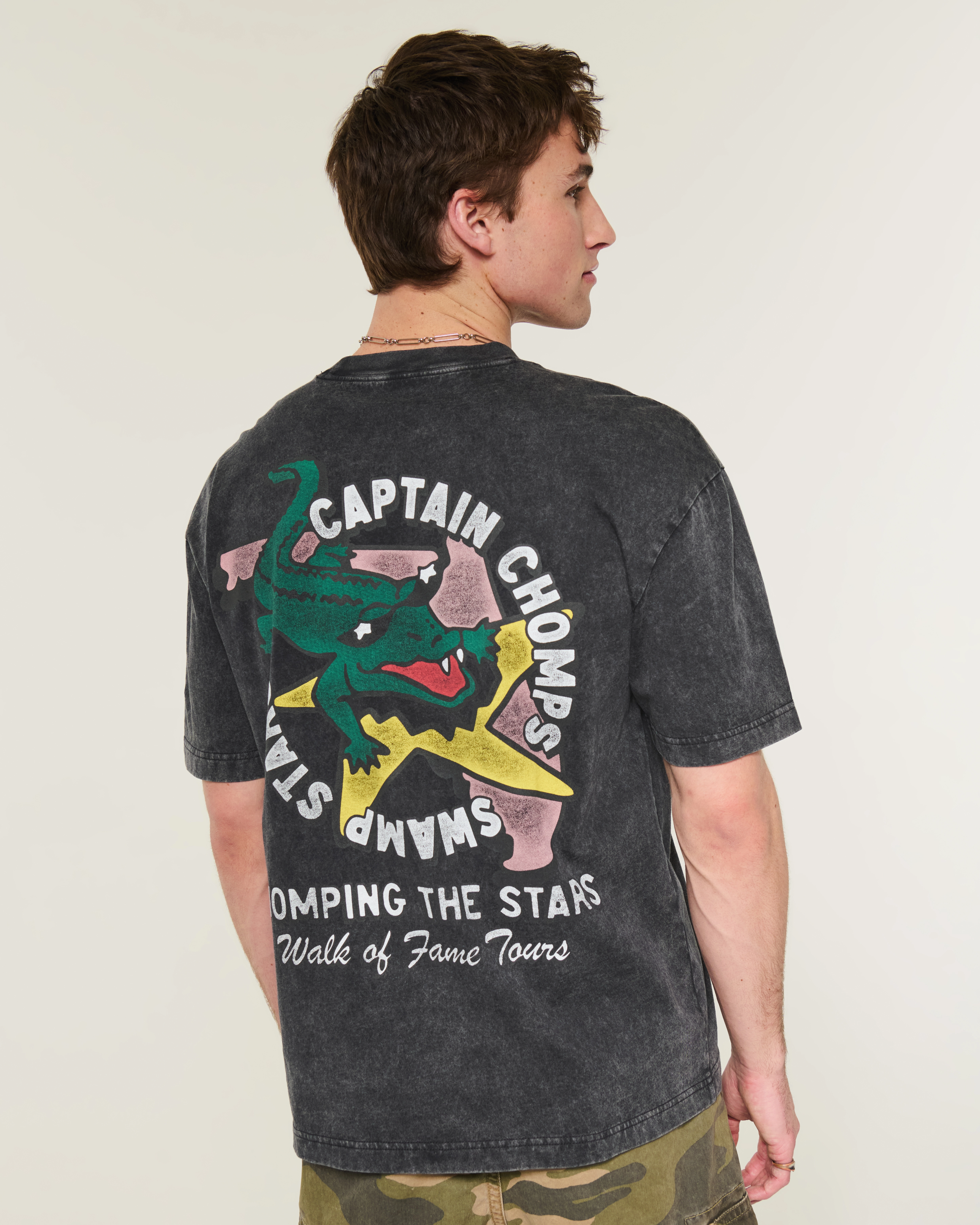 Boxy Captain Chomps Graphic Tee