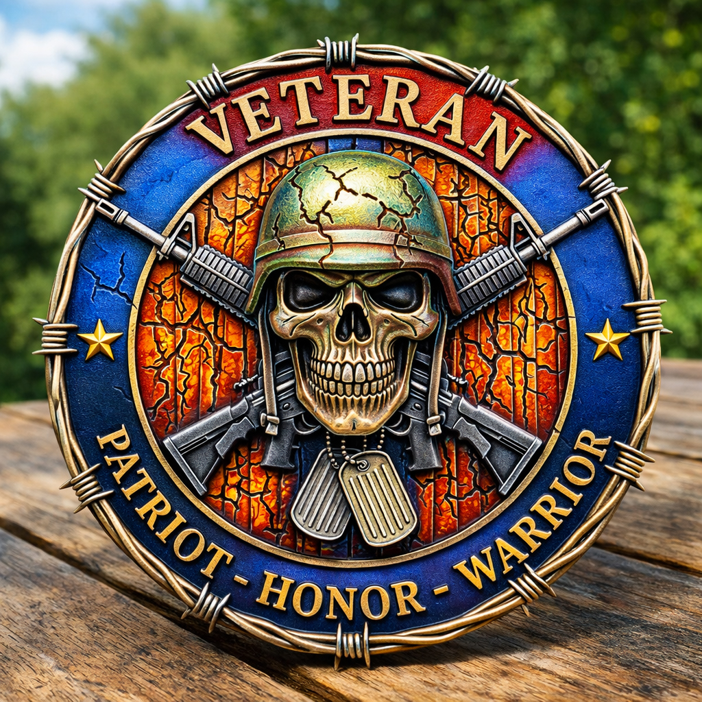 🏆Flash Sale 60% OFF - In Honor of Service – Veteran Memorial Coin