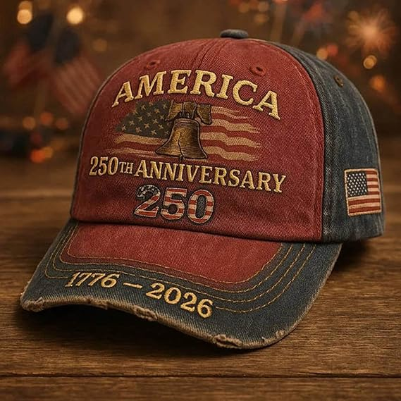 America 250th Anniversary Printed Hat