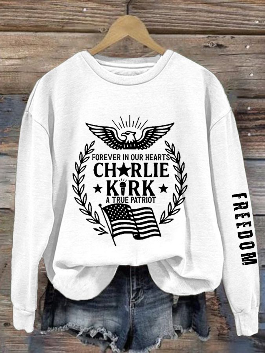 Women's Freedom Is Not Free R.I.P Charlie Kirk Sweatshirt
