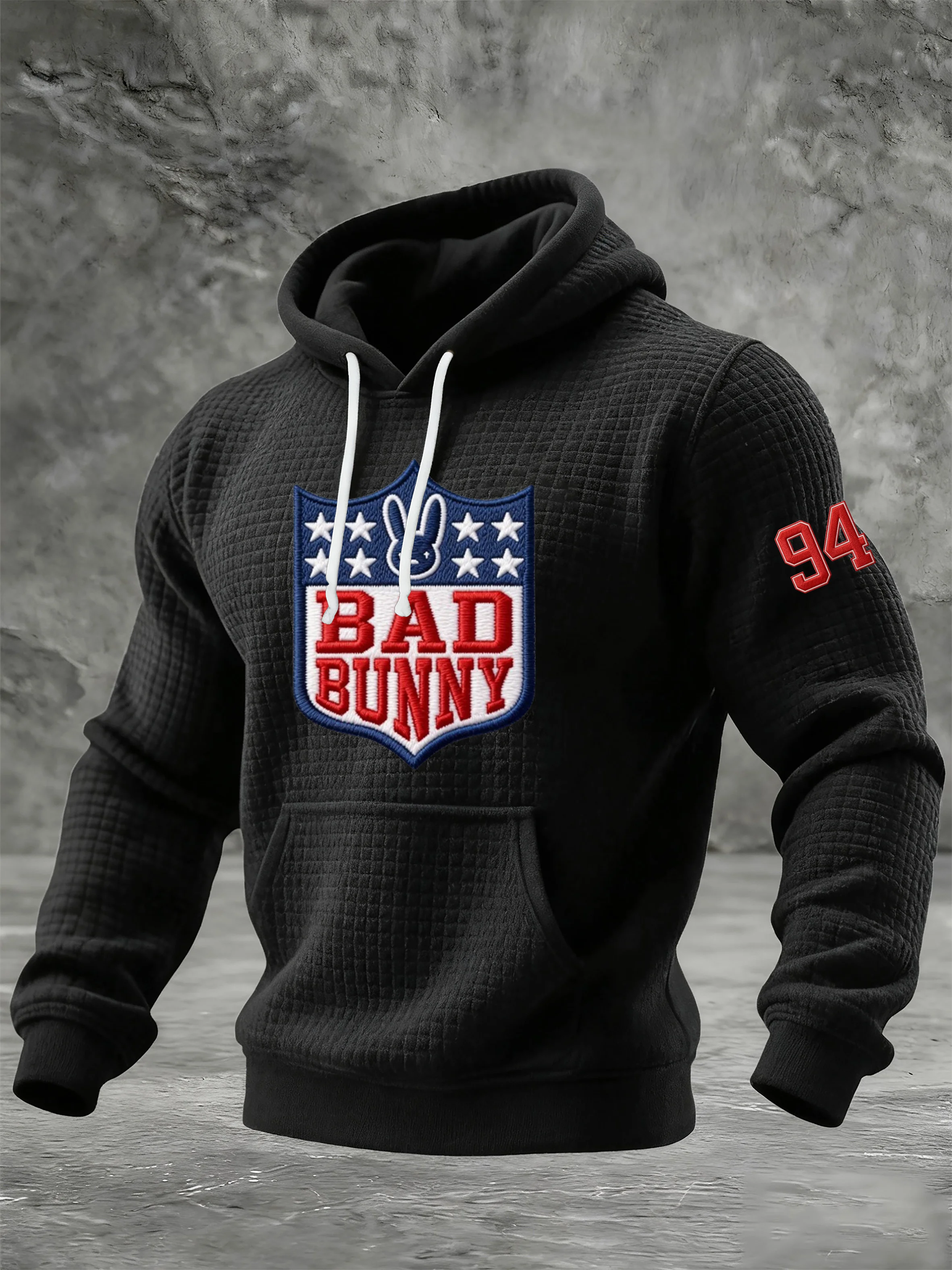 Men's Puerto Rico Print Hoodie