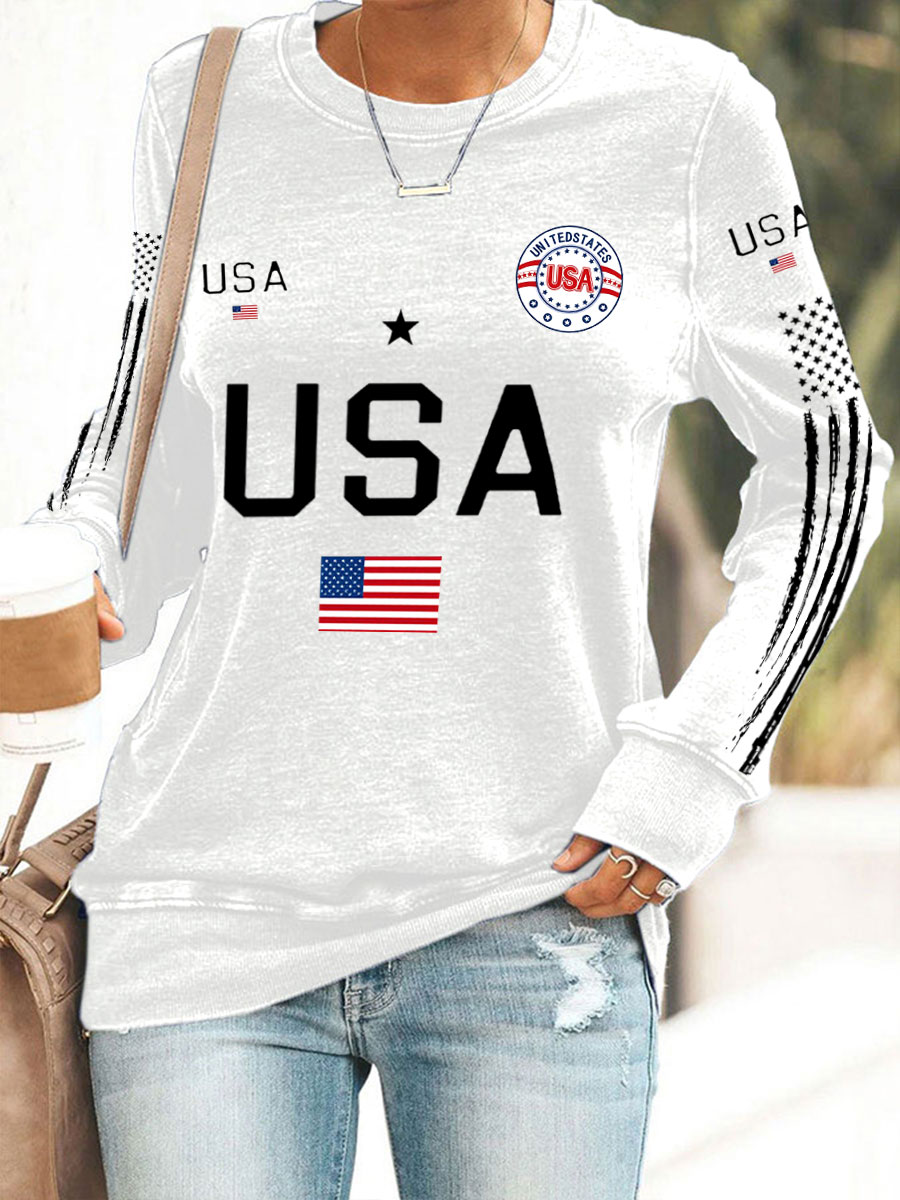 Women's  Flag Sweatshirts