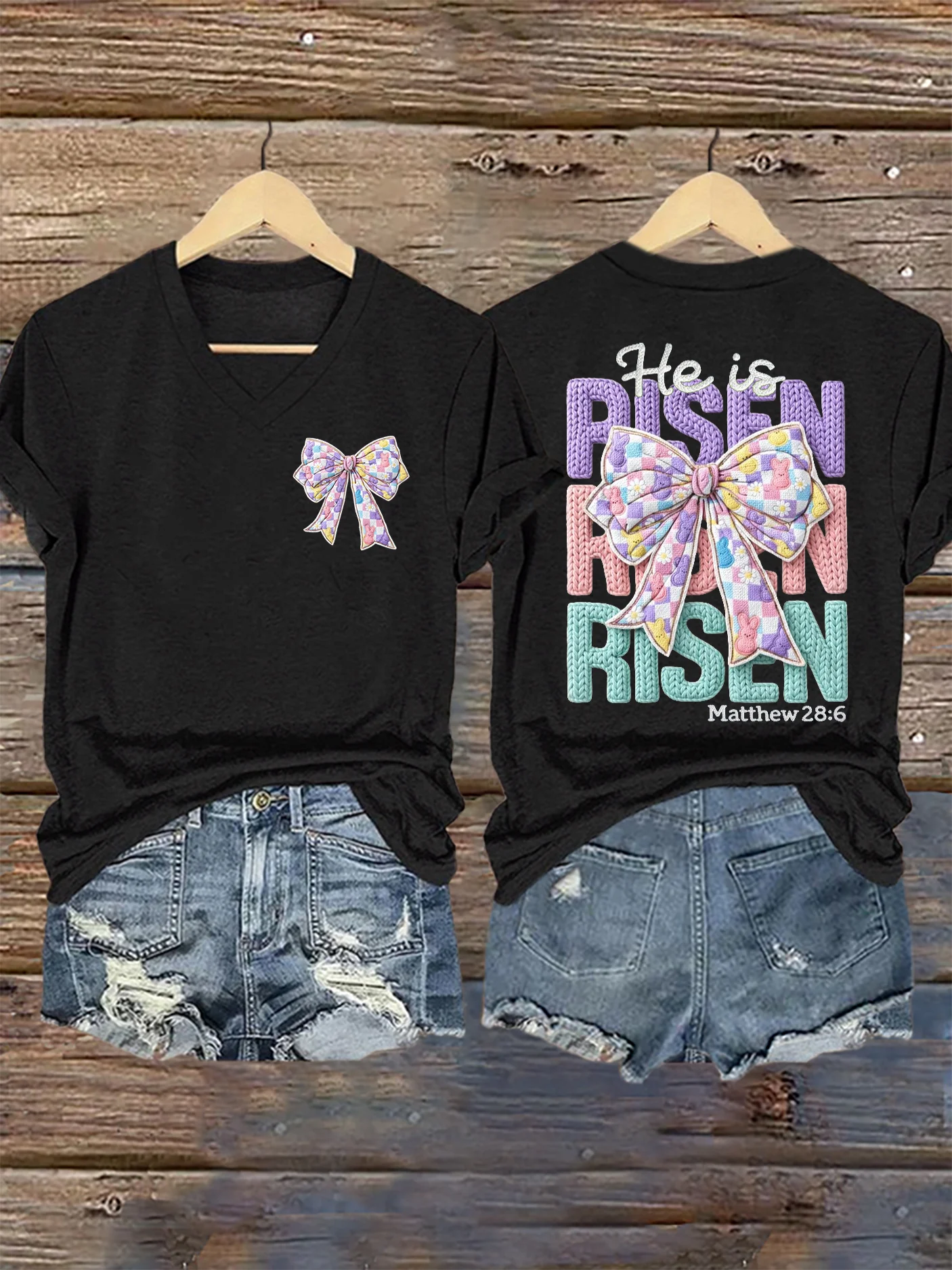 Women's Casual Printed Short-Sleeve T-Shirt