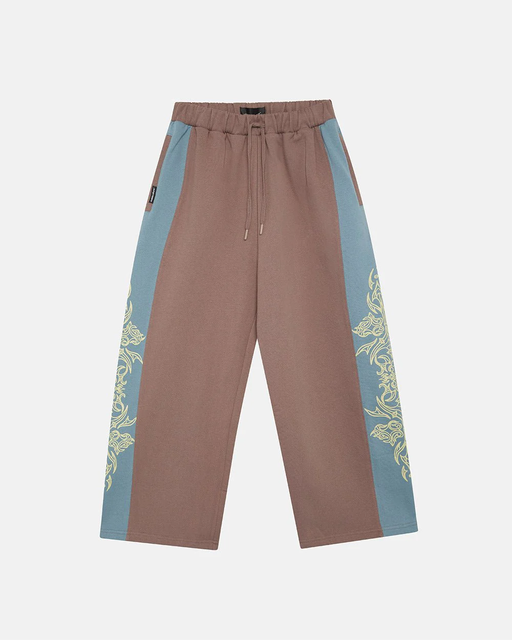TRIBAL SWEATPANTS BROWN & BLUE