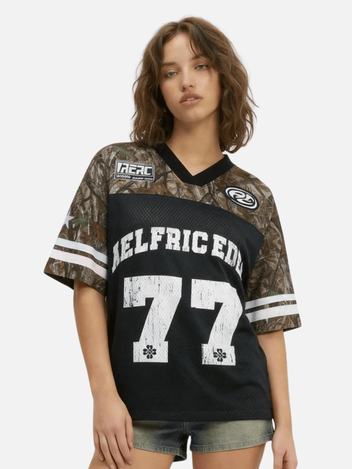 Aelfric Eden Leaf CAMO 77 Jersey Tee