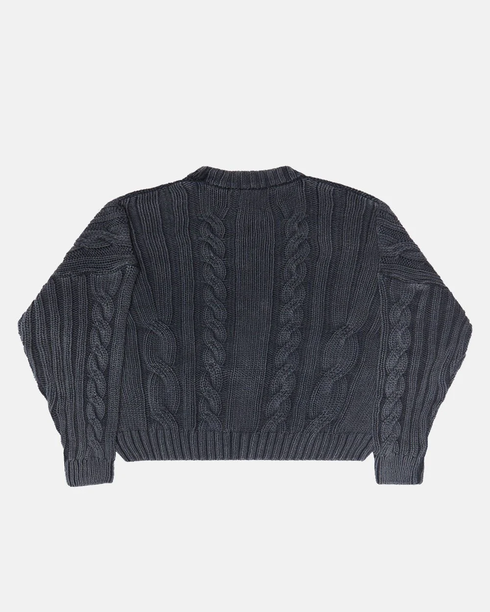 PATTERNED KNIT BLACK