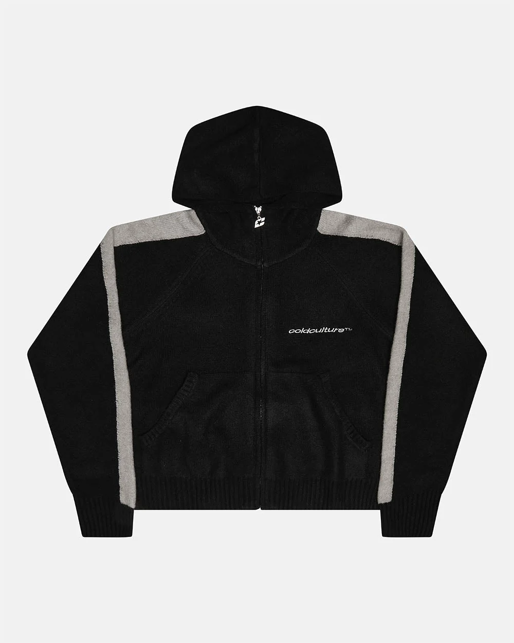 VIBRANT TEDDY KNIT BLACK