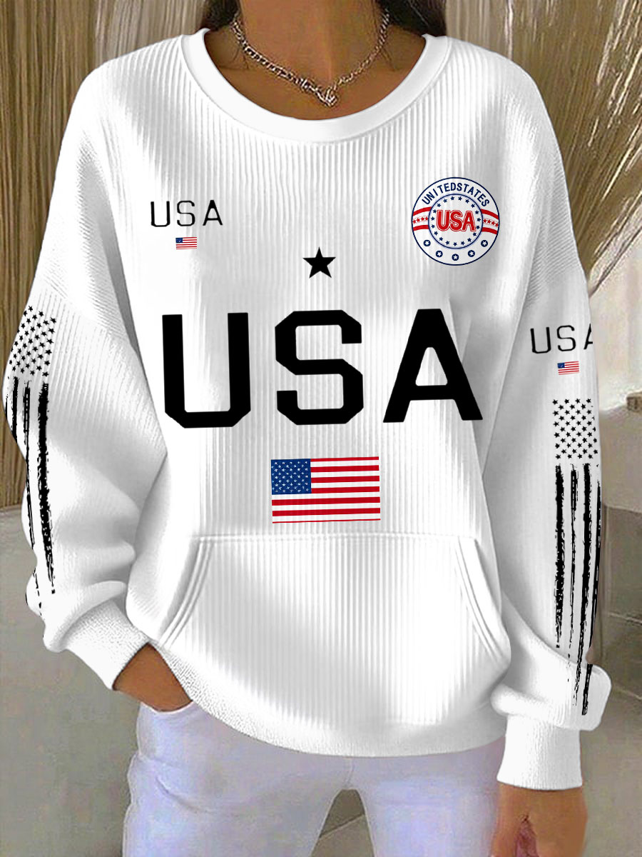 Women's  Flag Sweatshirts