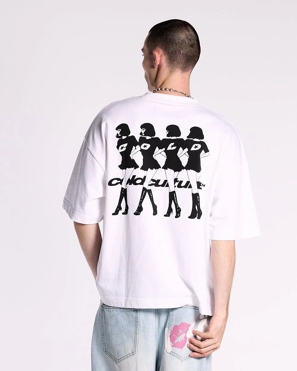 ABOUT LAST NIGHT TEE WHITE