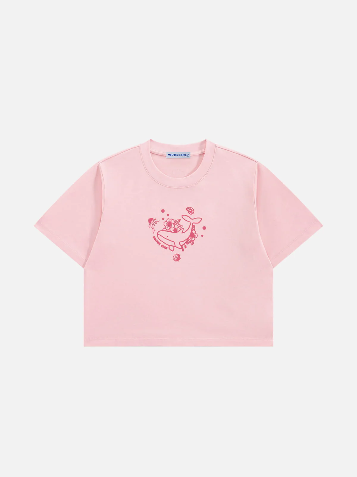 Aelfric Eden Cropped Floral Whale Tee