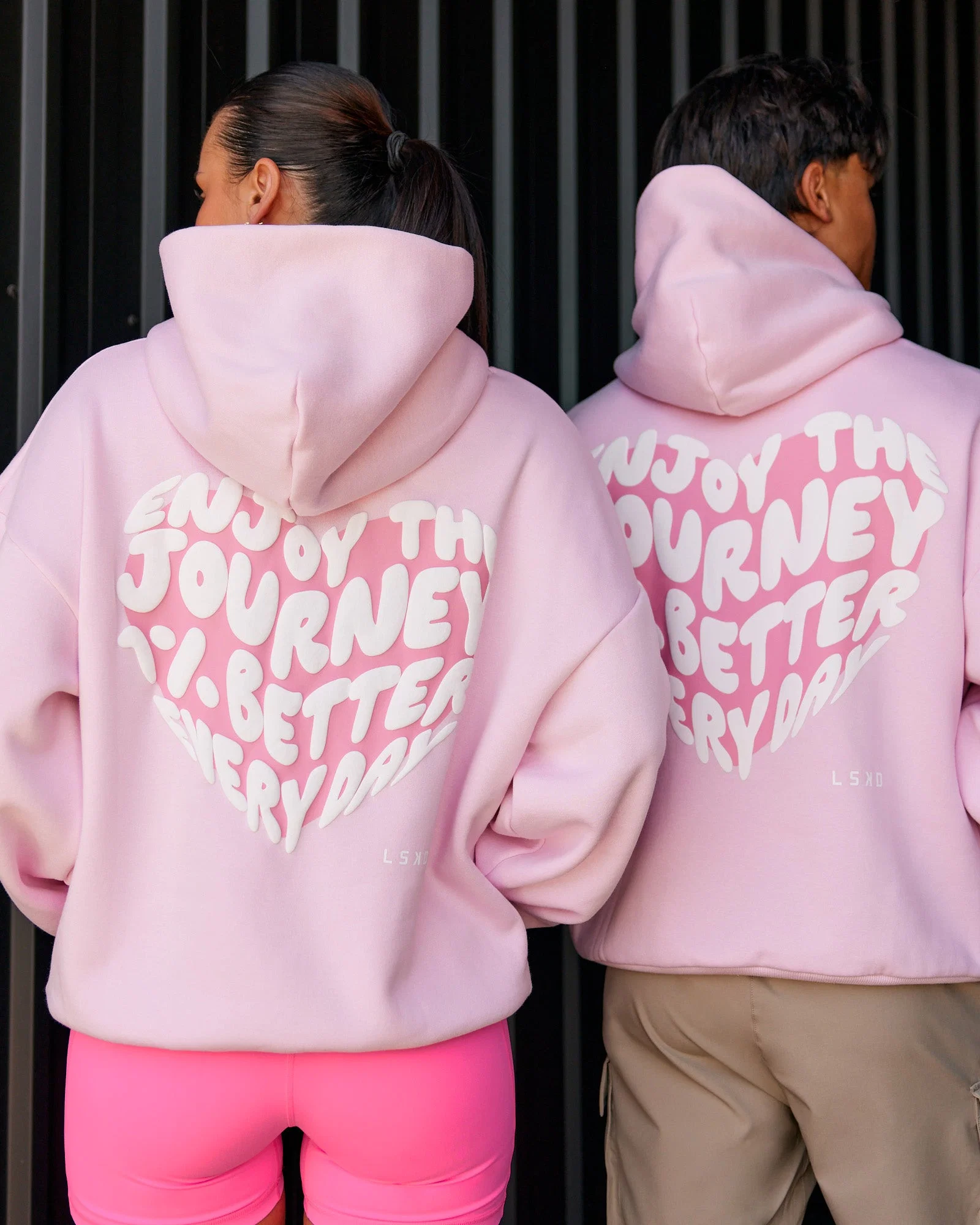 Love The Journey Unisex Oversized Hoodie - Marshmallow-White