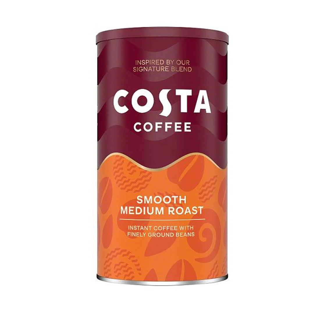 Costa Coffee Smooth Medium Roast Instant Coffee with Finely Ground Beans , 100g