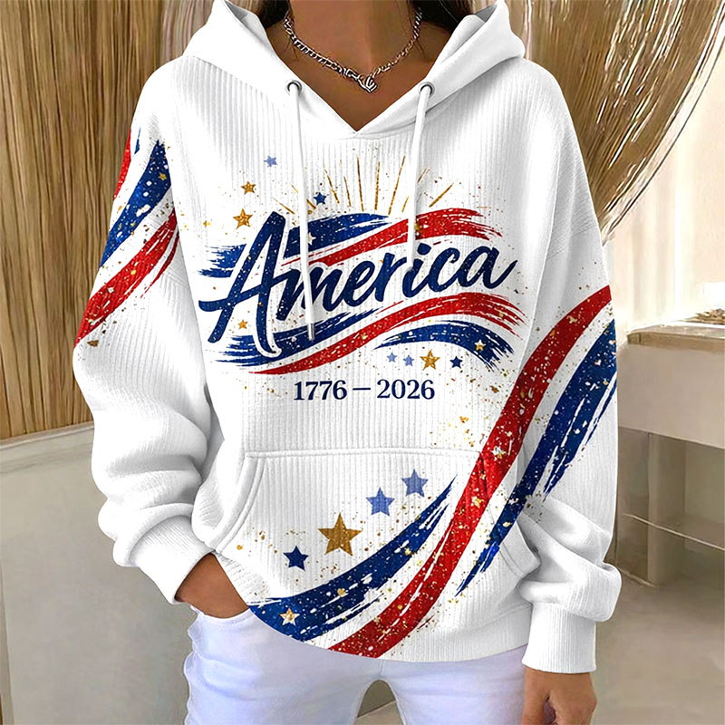 250th Anniversary Of The United States Art Print Casual Hoodie