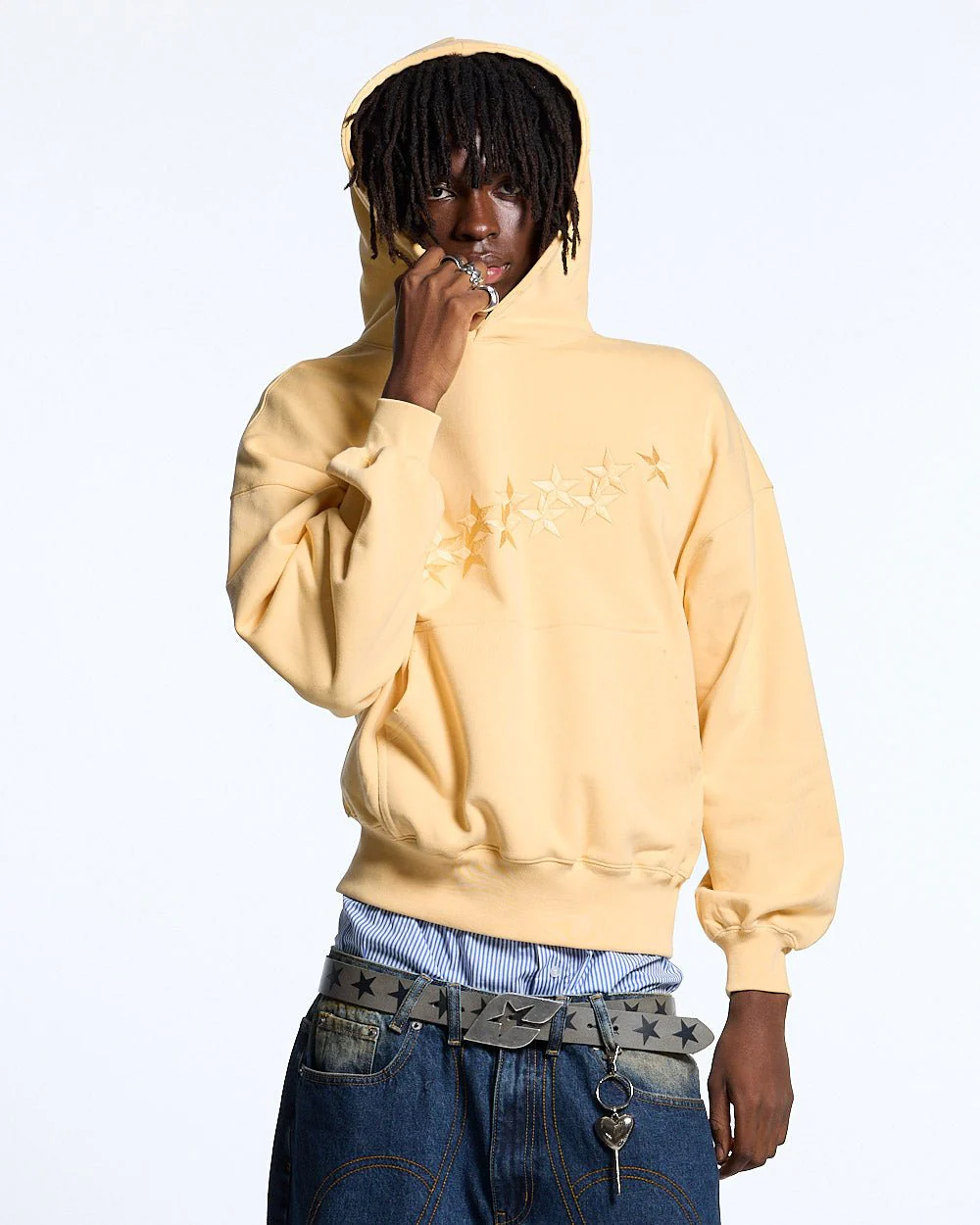 STARS HOODIE YELLOW