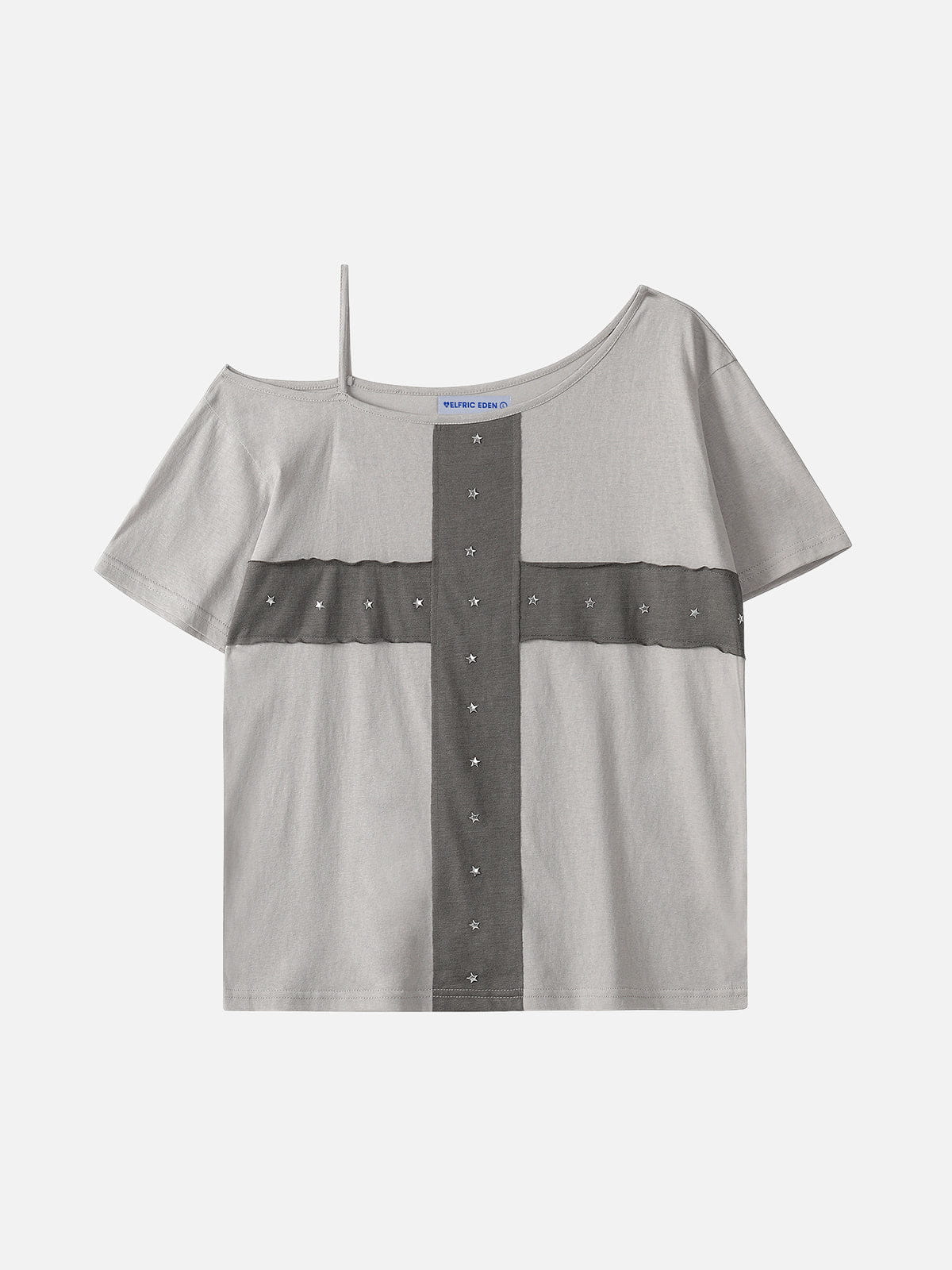 Aelfric Eden Star Panel Off-The-Shoulder Tee