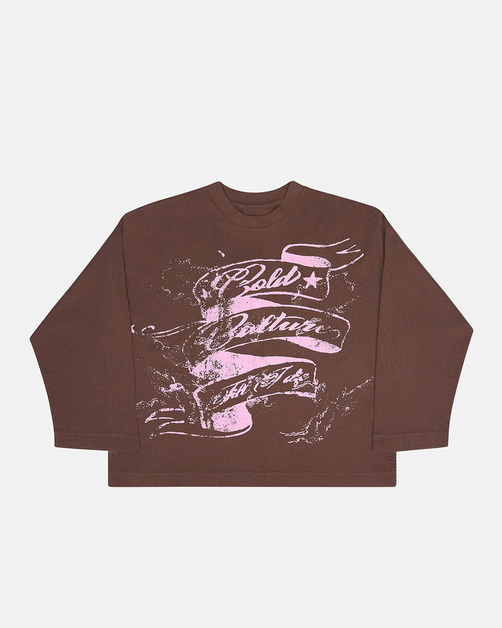 BURNT ICONS LONGSLEEVE OFF BROWN