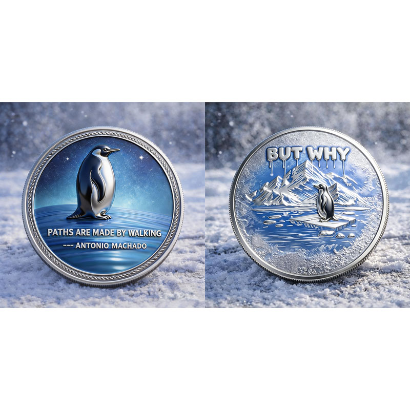 Paths Are Made by Walking But Why Commemorative Coin
