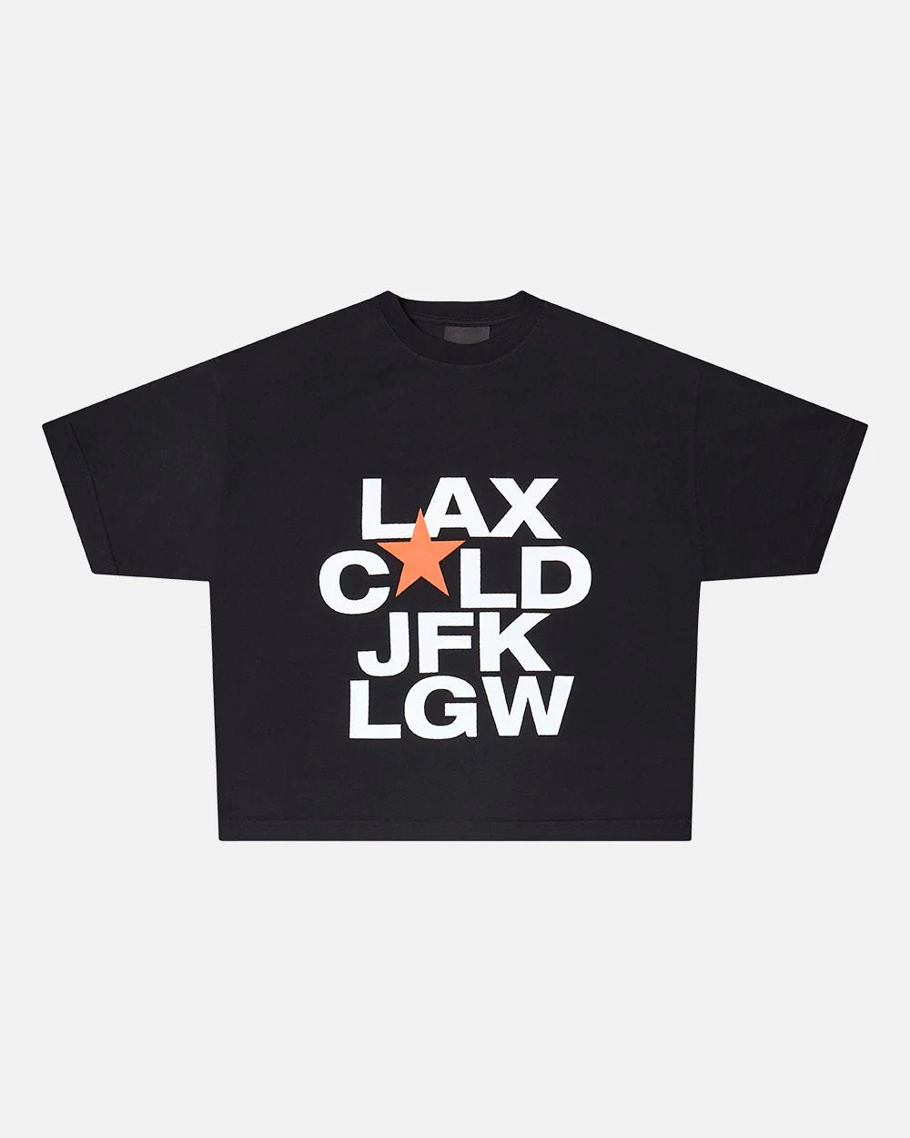 DEPARTURES TEE BLACK