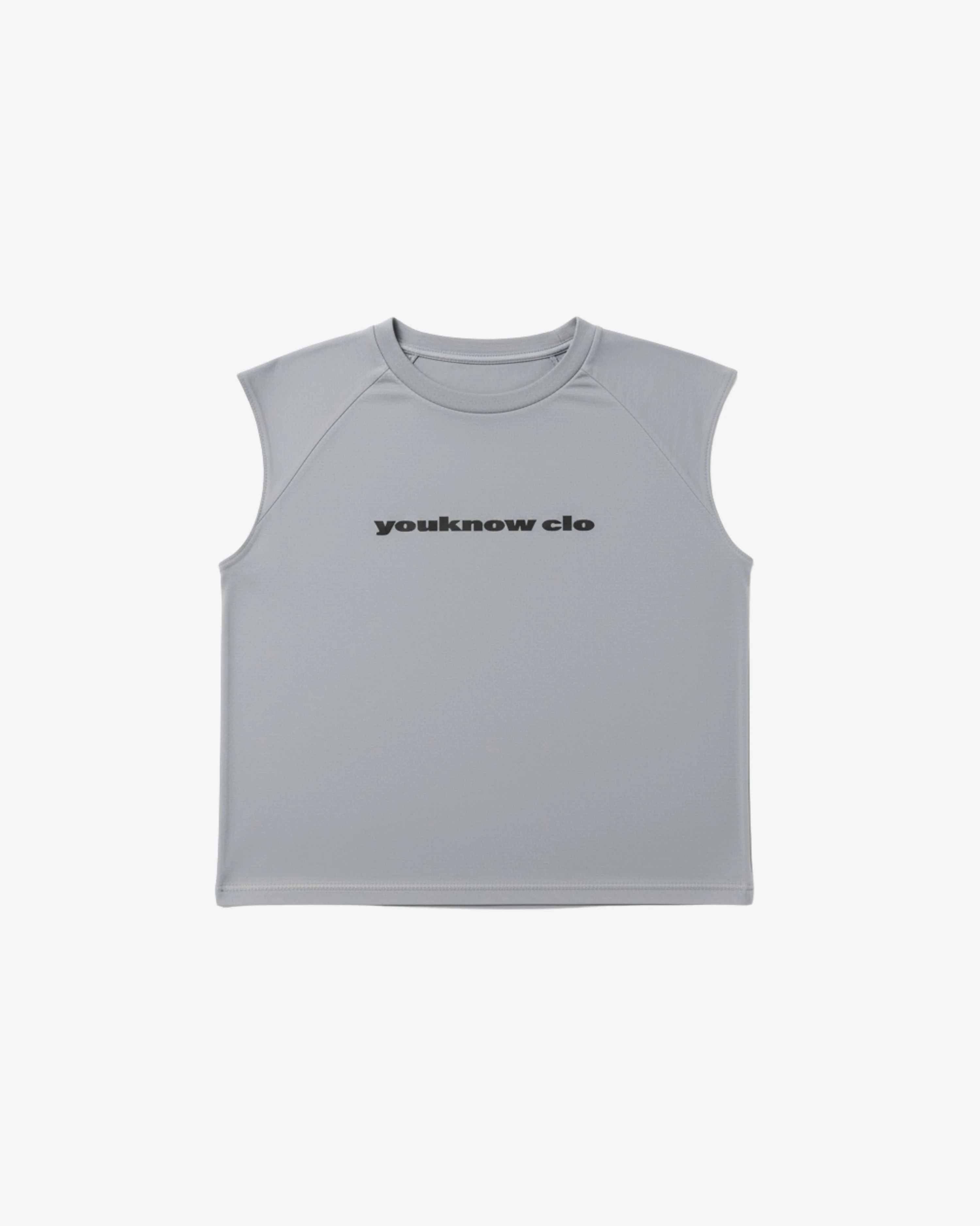 Oversized Raglan Tank | Washed Grey