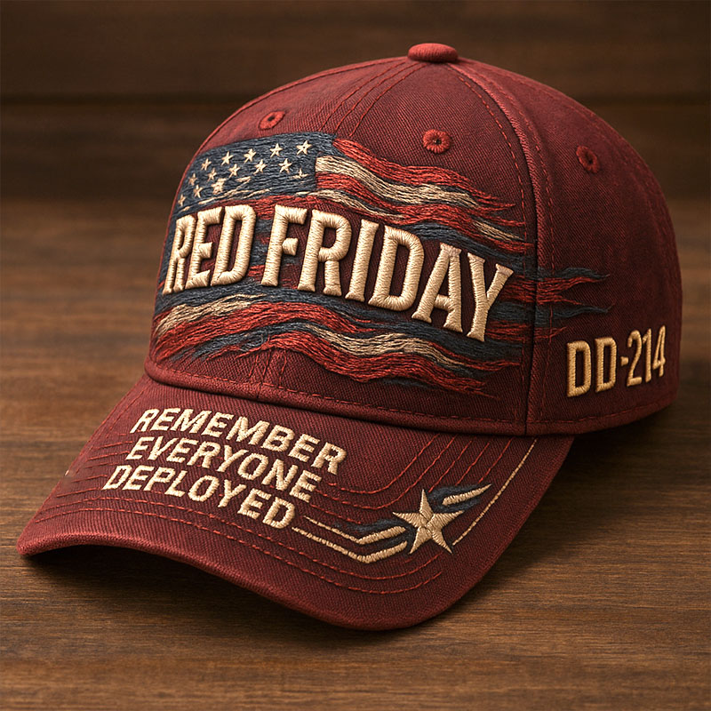 Red Friday Art Print Hat