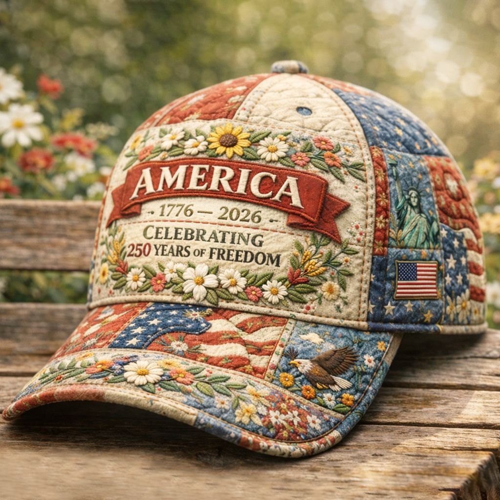 US 250th Anniversary Art Print Hat