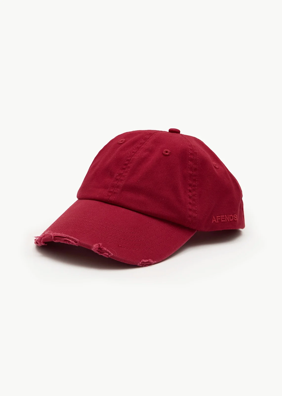 AFENDS Mens Genesis - Six Panel Cap - Vintage Ketchup