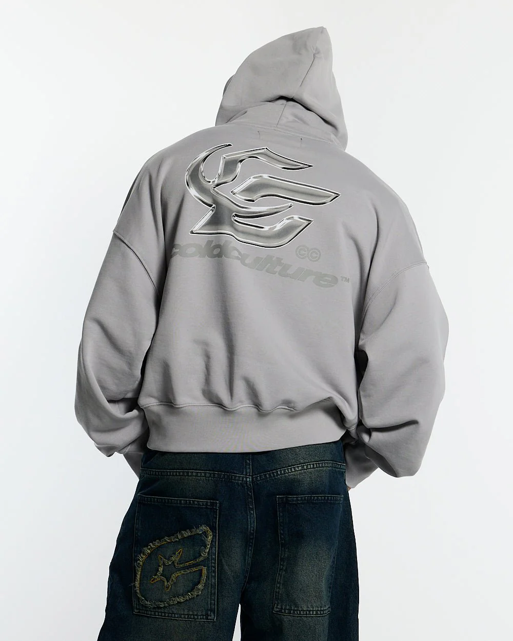 HYPERCHROME HOODIE PEARL GREY