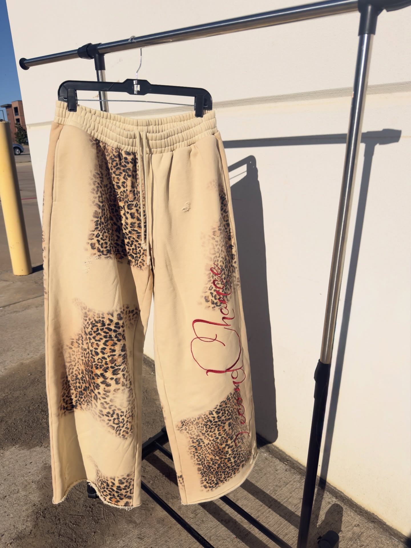 2econd Chance Leopard Patchwork Pants