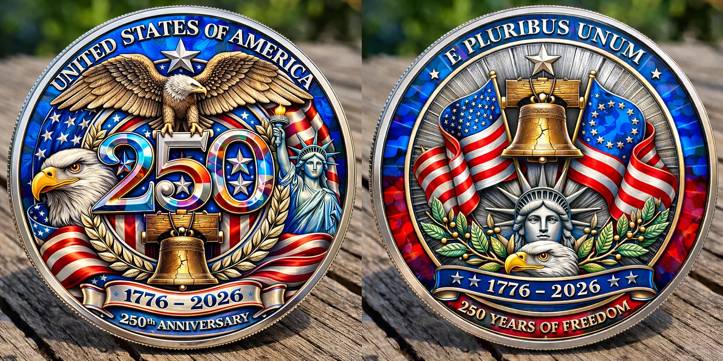 🏆New Year 60% OFF- U.S 250th Anniversary Commemorative Coin