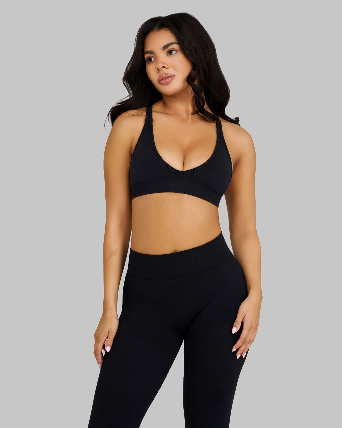 Elevate™ Sculpting Seamless High Apex Bra | Night Black