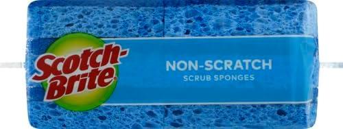Scotch-Brite Zero Scratch Sponges – 2 Packs (6 Sponges Each)