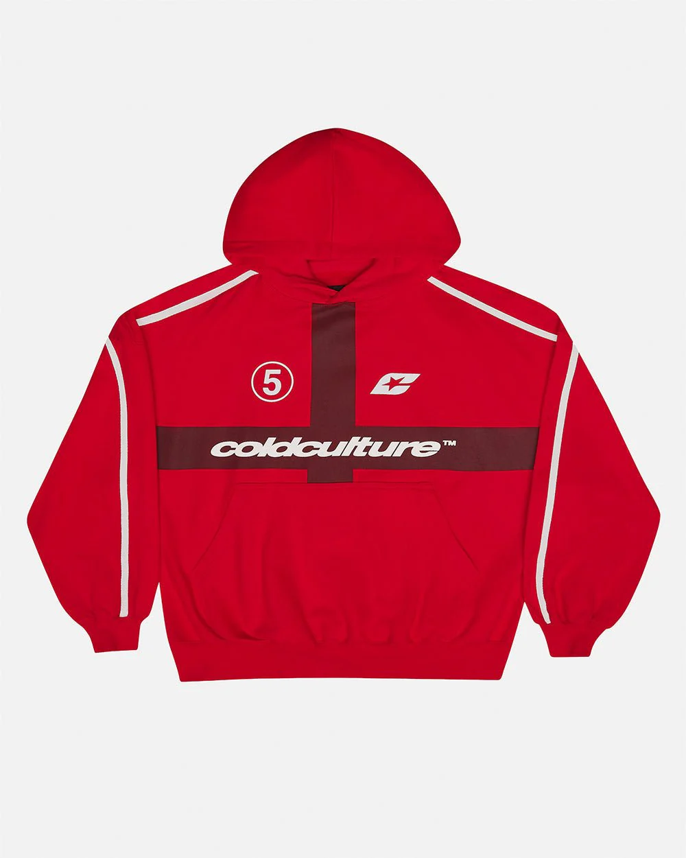 HIT THE TARGET HOODIE RED