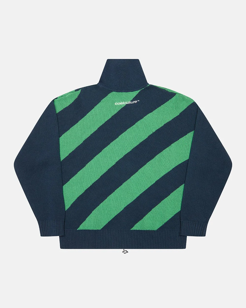 LINES FUSION KNIT GREEN & BLUE