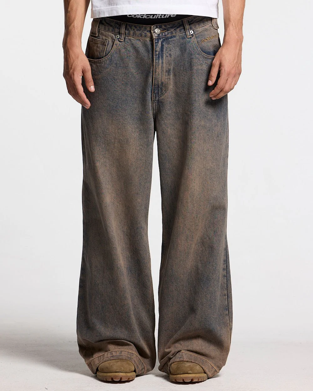 NUMBER 5 V3 DENIM PANTS DARK BLUE