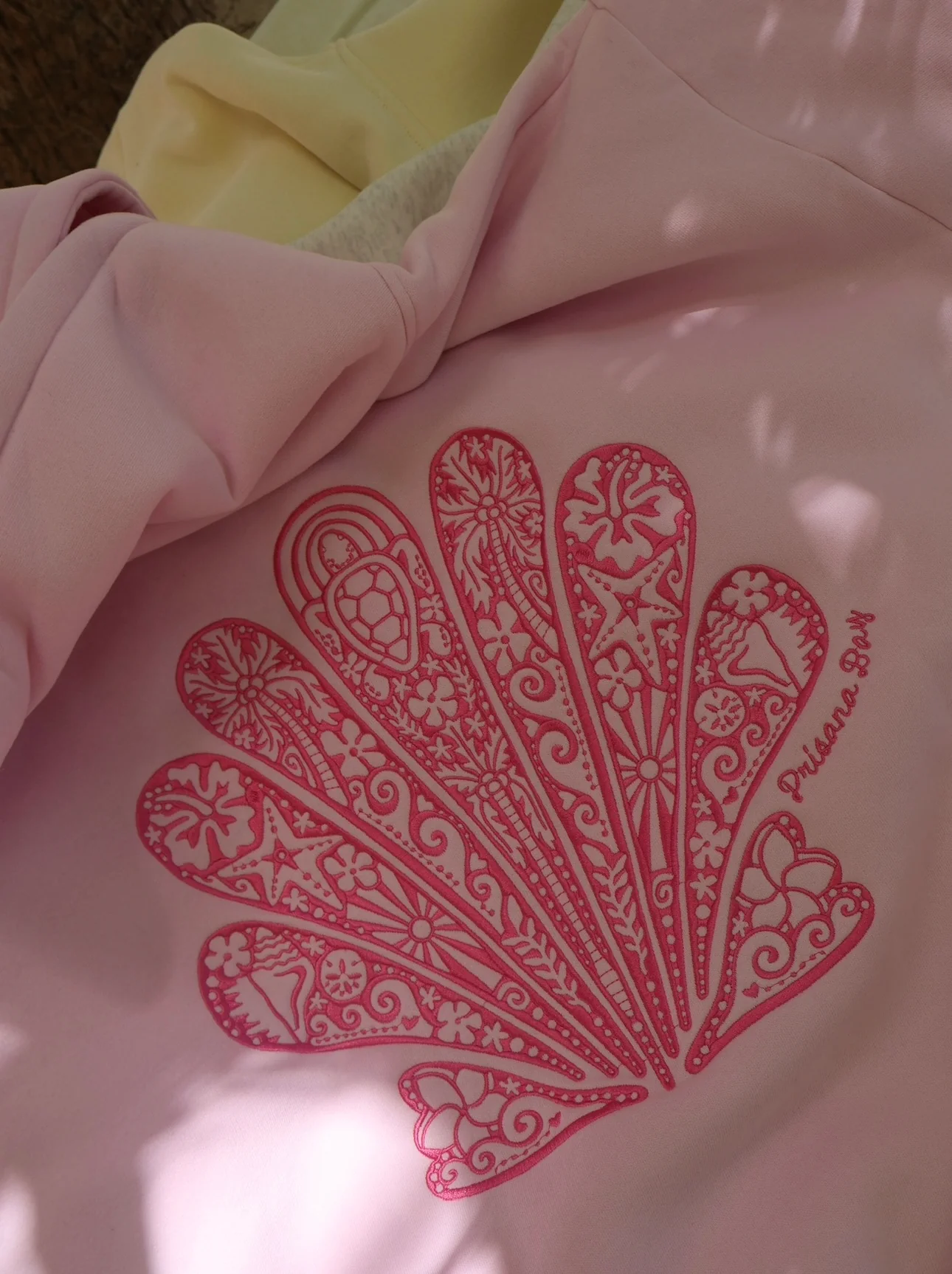 Paradise Hoodie in Sunset Pink